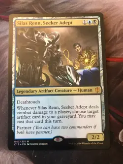 1x MTG Silas Renn, Seeker Adept (Foil) - Commander 2016 (C16) #43 - Magic - Image 1