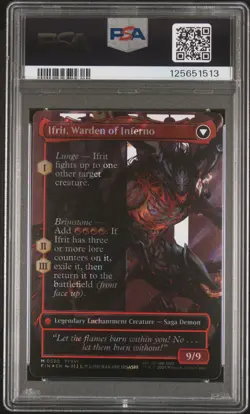 2025 MTG FF SURGE FOIL CLIVE, IFRIT'S DOMINANT/IFRIT, WARDEN OF INFERNO PSA 10 - Image 2