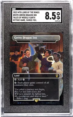 Green Dragon Inn - Homeward Path (Surge Foil) Lord of the Rings Graded SGC 8.5 - Image 1