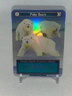 Sorcery Contested Realm: Alpha Polar Bears Foil - Image 1