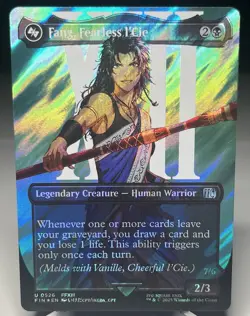 Fang, Fearless l'Cie (Borderless) (Surge Foil) Final Fantasy Foil - Image 1