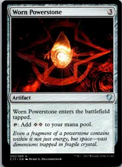 Worn Powerstone Commander 2017 MTG LP - Image 1