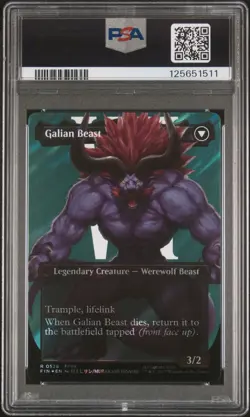 2025 MTG FF SURGE FOIL #0528 GALIAN BEAST/VINCENT VALENTINE PSA 10 - Image 2