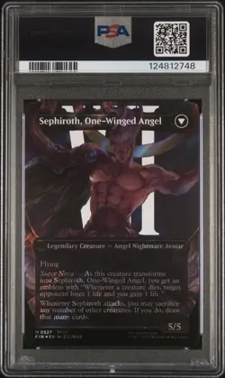 2025 MTG FF SURGE SEPHIROTH, FABLED SOLDIER/SEPHIROTH, ONE-WINGED ANGEL PSA 10 - Image 2