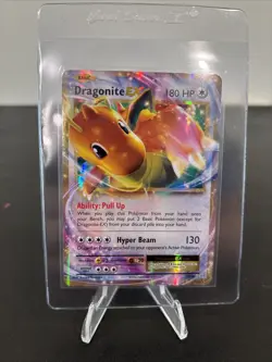 Pokemon Dragonite EX Full Art Ultra Rare Holo Card 72/108 XY Evolutions - Image 1