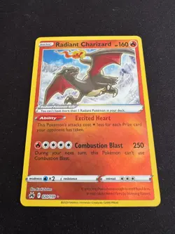 Radiant Charizard Ultra Rare Holo - POKEMON CARD CROWN ZENITH - 020/159 NM - Image 1