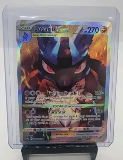 Pokemon Card - Lucario VSTAR Sword & Shield Promo SWSH291 Holo Promo - Image 1
