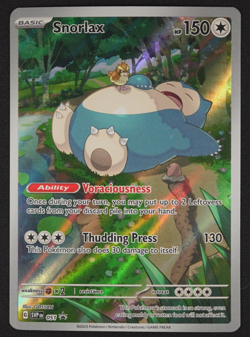 2023 Snorlax 051 Black Star Promo SVP 151 ETB Pokemon TCG Trading Card Game - Image 1