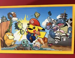 Pokemon Center Mario Pikachu Box EMPTY NO CARDS BOX ONLY - Image 1