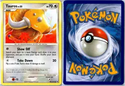 Pokemon Card - Tauros 98/127 Platinum Common Moderately Played - Image 3