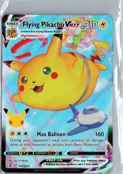 Flying Pikachu VMAX - 007/025 - Celebrations - Holo Pokemon Card NM - Image 1