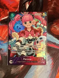 Perona SEALED Extra Grand Battle Promo ONE PIECE Card ENGLISH TCG NM OP14-033 - Image 1