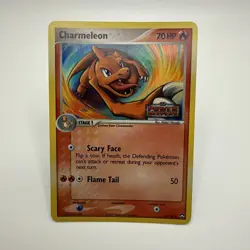 CHARMELEON - 28/108 - EX Power Keepers 2007 - Pokemon Card -STAMPED - Creases - Image 1