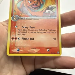 CHARMELEON - 28/108 - EX Power Keepers 2007 - Pokemon Card -STAMPED - Creases - Image 5