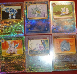 Pokemon TCG Base Set/Team Rocket 6 Holo Cards Lot - Image 1