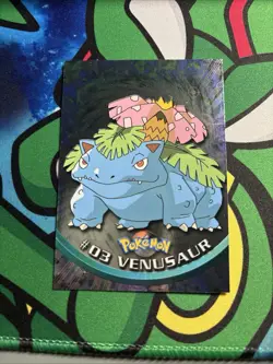 Venusaur #03 Foil Topps Blue Logo Holo 1999 Pokemon Trading Card LP - Image 1