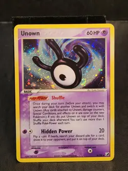 Pokemon Unown EX Unseen Forces Holo Rare Tcg Play Card Game Trade Collect - Image 1