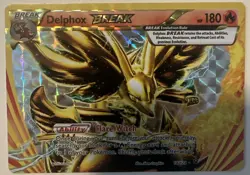 Delphox Break 14/124 Fates Collide Rare Pokemon Card TCG Near Mint - Image 1