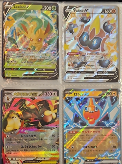 Pokemon binder around 200 holo cards $373 value $1 start. NM+ on all - Image 1