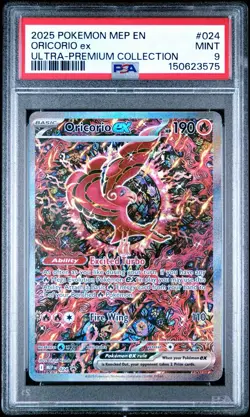 Oricorio EX MEP EN 2025 Ultra-Premium Collection #024 PSA 9 Promo Card - Image 1