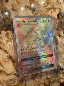 Pokemon TCG Gyarados GX (Full Art) 112/111 Hidden Fates Ultra Rare Holo Card - Image 1
