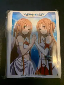 Asuna Sword Art Online SAO Anime Card Sleeves 67x92mm 60CT - Image 1