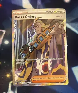 Pokemon TCG Boss's Orders Trainer Full Art Holo Rare Card 248/193 Paldea Evolved - Image 1