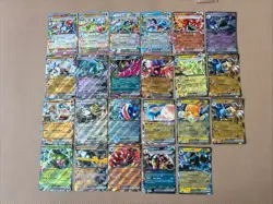 Pokemon TCG - EX Double Rare, EX and Halo Card Lot of 23 - Scarlet & Violet, Etc - Image 1