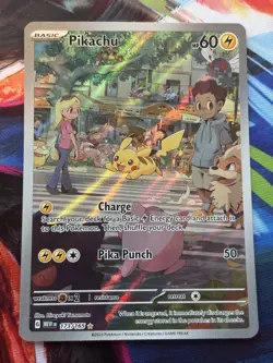 Pokemon Pikachu TCG Card 173/165 SV Scarlet & Violet 151 - Image 1