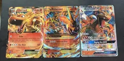 3 Card Charizard Lot (Flashfire 11/106 & 107/106) And (Burning Shadows 20-147) - Image 1