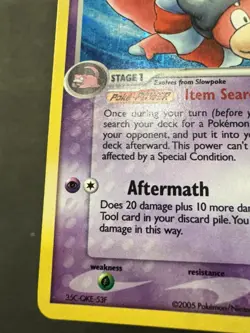 Pokemon TCG Slowking Ex Unseen Forces 14/115 Rare Bleed Vintage 2005 Card - Image 5