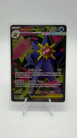 Mega Starmie ex 102/88 - ME03: Perfect Order (POR) Ultra Rare Holo Pokemon Card - Image 1