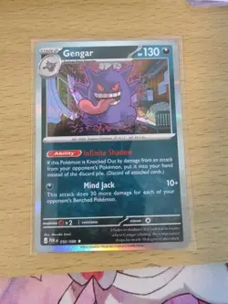 Gengar 050 2026 Pokemon Perfect Order Holo Rare Card NM+ (a) - Image 1