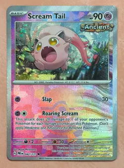 Scream Tail~ Cute Pokemon Cards ~ Pretty in Pink & Pastel Gallery~ Pink Pokemon - Image 1