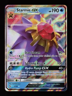 Starmie GX 14/68 Ultra Rare Hidden Fates Pokemon Card - Image 1