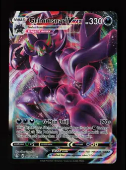 Grimmsnarl VMAX 115/189 Ultra Rare SWSH03: Darkness Ablaze Pokemon Card - Image 1