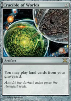 Crucible of Worlds LP, English MTG 10th Edition - Image 1