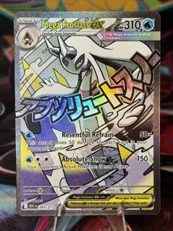Pokemon Ascended Heroes Mega Froslass ex 265/217 Mega Attack Rare Card - Image 1