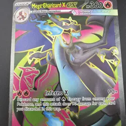 Mega Charizard X EX Ultra Rare Holo 109/094 360 HP Pokemon Card - Image 4