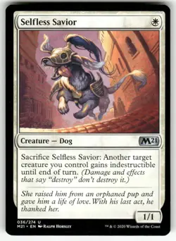 Selfless Savior #36 U MTG Core Set 2021 - Image 1
