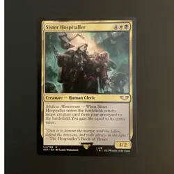 Wizards of the Coast Magic: The Gathering Sister Hospitaller 141 Rare White/Bla… - Image 1