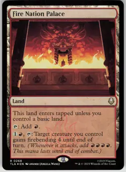 MTG Fire Nation Palace Foil NM Avatar: The Last Airbender Magic 268 - Image 1