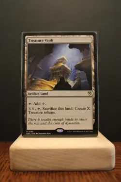 Treasure Vault Rare Land NM Aetherdrift Commander Magic the Gathering | ManaFam - Image 1