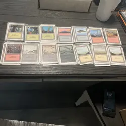 MTG Revised Edition Lot Of 100+ basic lands 1994 - Image 1