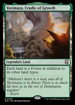 Yavimaya, Cradle of Growth - Ripple Foil M3C LP MTG - Image 1
