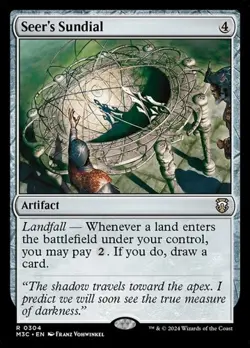 Seer's Sundial - Ripple Foil M3C NM MTG - Image 1