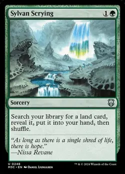 Sylvan Scrying - Ripple Foil M3C NM MTG - Image 1