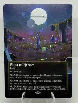 Plaza of Heroes (0168) (Borderless) (Galaxy Foil) Edge of Eternities: Stellar... - Image 1