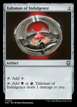 Talisman of Indulgence - Ripple Foil M3C NM MTG - Image 1