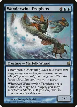 Wanderwine Prophets Lorwyn LP MTG - Image 1